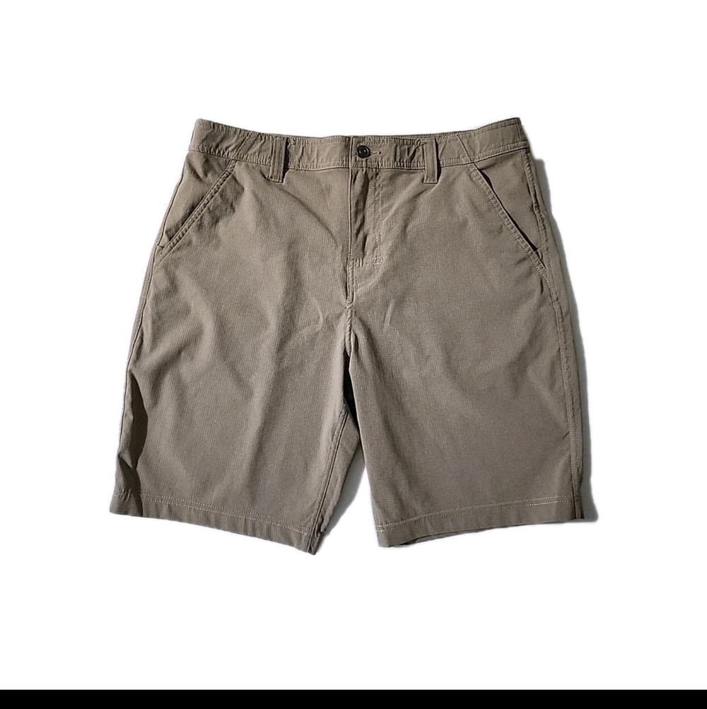 Prana Men Hiking Shorts Ripstop Stretch Outdoor Trail Beige Size 34